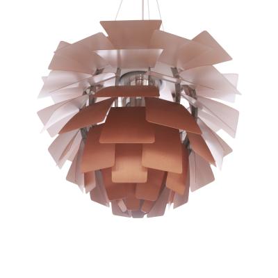 Poul Henningsen Poul Henningsen PH Artichoke Lamp For Louis Poulsen Brushed Copper 60 1980s
