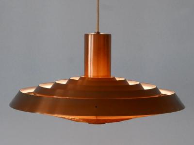 Poul Henningsen Rare Copper Plate Pendant Lamp by Poul Henningsen for Louis Poulsen Denmark 1958