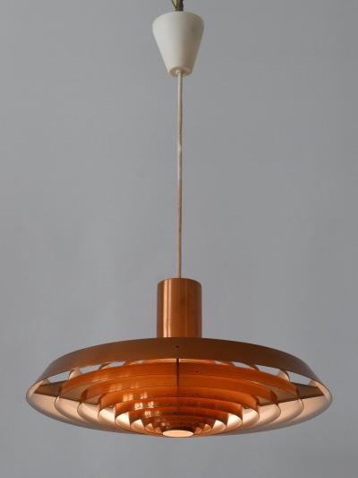 Poul Henningsen Rare Copper Plate Pendant Lamp by Poul Henningsen for Louis Poulsen Denmark 1958