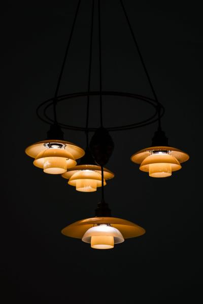 Poul Henningsen Ringkrone Ceiling Lamp by Poul Henningsen 1930s