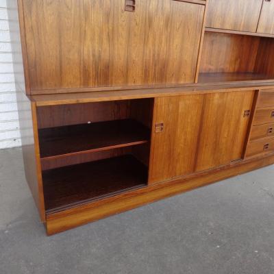 Poul Hundevad 1 Rosewood Poul Hundevad Wall Unit for Jensen Herning