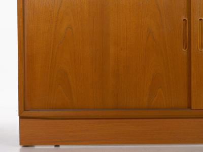 Poul Hundevad Danish Mid Century Modern Teak Bookcase Bookshelf Cabinet by Poul Hundevad