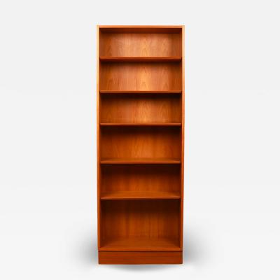 Poul Hundevad Danish Mid Century Modern Teak Tall Bookcase Poul Hundevad
