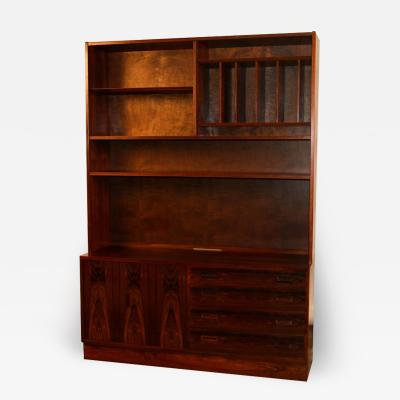 Poul Hundevad Danish Poul Hundevad Mid Century Rosewood Cabinet Hutch