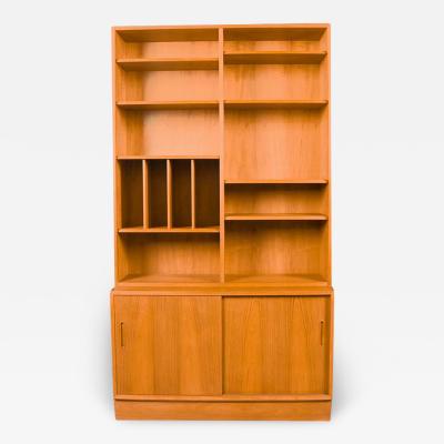 Poul Hundevad Danish Teak Sideboard Media Cabinet Hutch Poul Hundevad