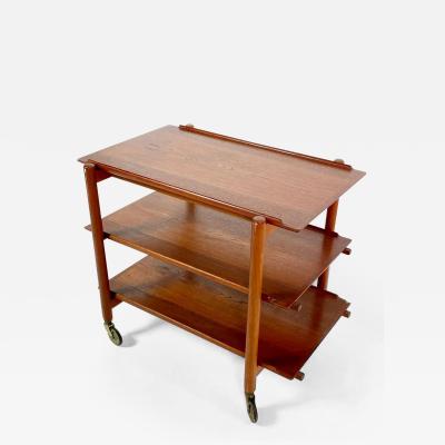 Poul Hundevad Extendable Bar Cart Made in Denmark by Poul Hundevad