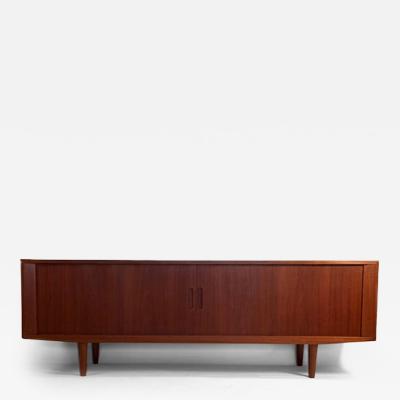 Poul Hundevad Poul Hundevad Danish Teak Credenza with Tambour Doors