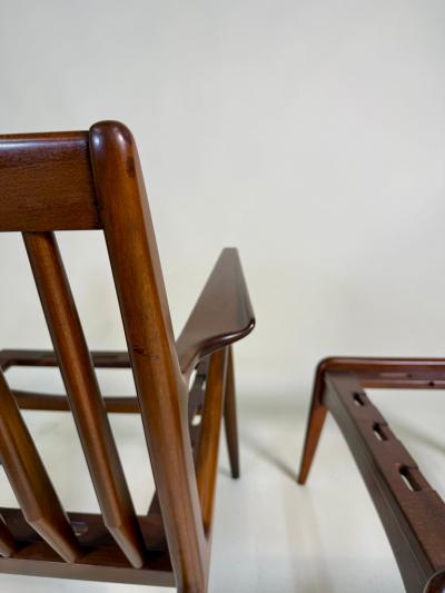 Poul Jensen Poul Jensen Z Chair with Ottoman