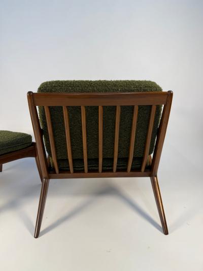 Poul Jensen Poul Jensen Z Chair with Ottoman Denmark Circa 1950s