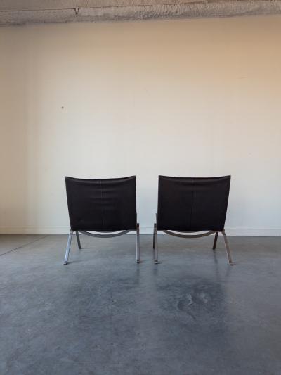 Poul Kj rholm Kjaerholm PK22 Lounge Chairs by Poul Kj rholm for E Kold Christensen