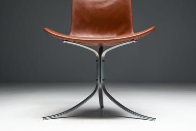 Poul Kj rholm Kjaerholm PK9 Dining Chairs by Poul Kj rholm for E Kold Christensen Denmark 1960s