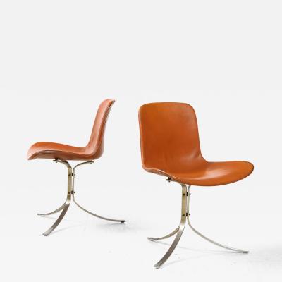 Poul Kj rholm Kjaerholm Set of 6 PK9 Chairs by Poul Kjaerholm