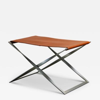Poul Kjaerholm Kj rholm PK91 Leather Folding Stool
