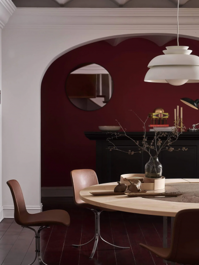 Poul Kjaerholm Kj rholm POUL KJAERHOLM PK54 CIRCULARE TABLE IN GREY BROWN HONED