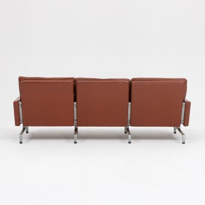 Poul Kjaerholm Kj rholm Poul Kj rholm PK31 Leather Lounge Set for Fritz Hansen Denmark 1988 Set of 4