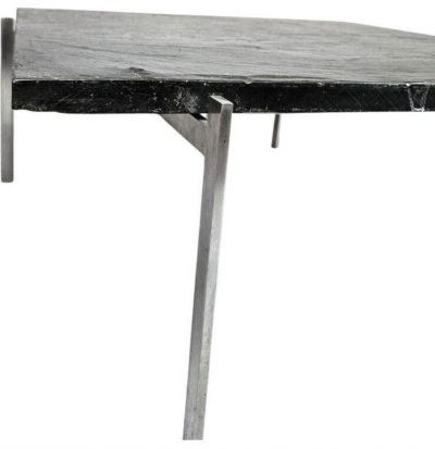 Poul Kjaerholm PK61 Coffee Table black slate top
