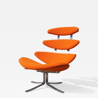 Poul M Volther Corona Chair Model EJ 5 by Poul M Volther for Erik J rgensen
