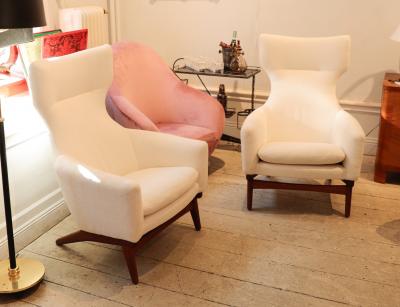 Poul Volther A Pair of Swedish Poul Volther Armchairs circa 1950