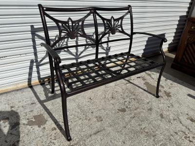 Powder Coated Aluminum Outdoor Bench