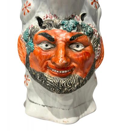 Pratt Ware Pottery Satyr Jug