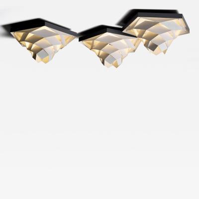 Preben Dal Set of 3 Preben Dahl Symfoni ceiling lamps