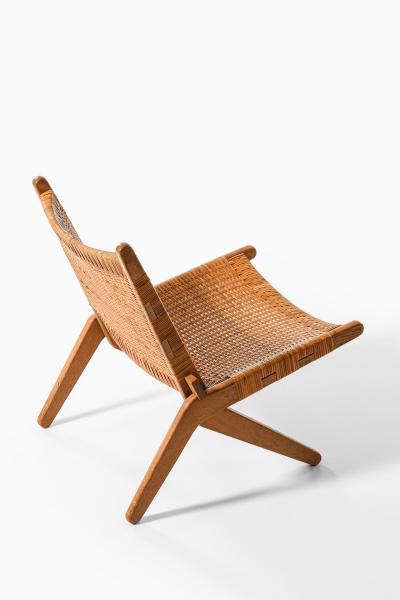 Preben Thorsen Set of 2 Easy Chairs in Cane and Oak by Preben Thorsen 1957