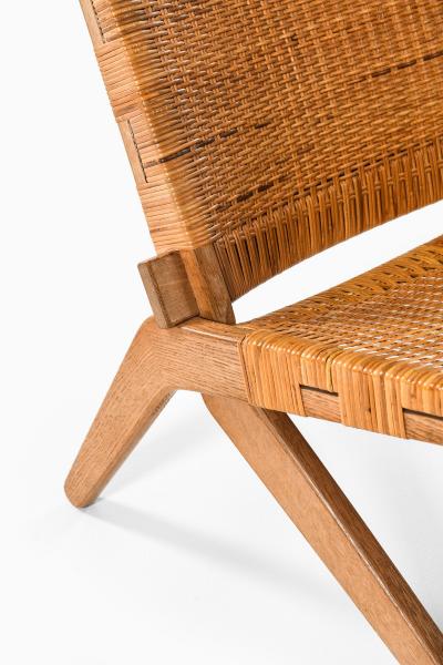 Preben Thorsen Set of 2 Easy Chairs in Cane and Oak by Preben Thorsen 1957