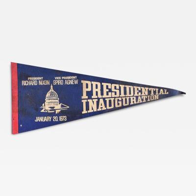 President Nixon and Vice President Agnew Presidential Inauguration Pennant