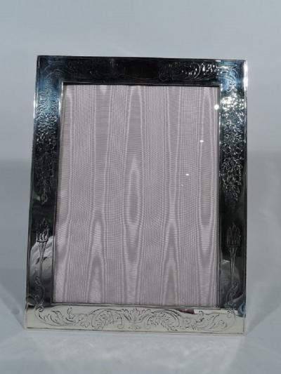 Pretty Antique Edwardian American Sterling Silver Picture Frame