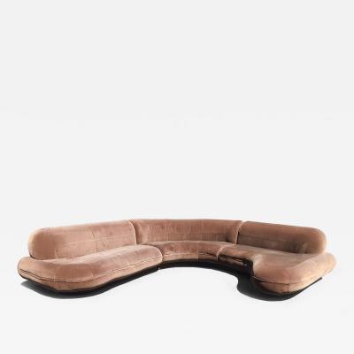 Preview M Fillmore Harty Preview Super Sculptural Signed 3 Part Sectional Sofa 1990s