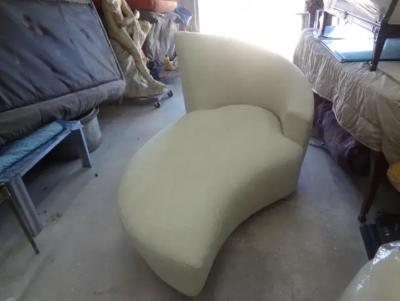 Preview Postmodern Curvaceous Sculptural Chaise