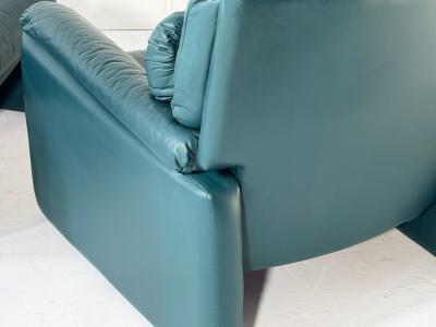 Preview Preview Leather Lounge Chair and Ottoman 1970