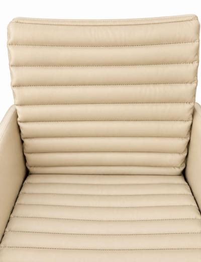 Preview Set 8 Preview Leather Dining Arm Lounge Chairs 1980