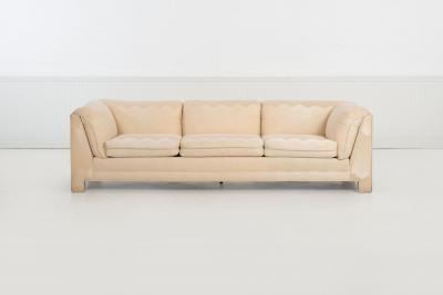Preview Vladimir Kagan for Preview Three Seat Wave Sofa 1985c 