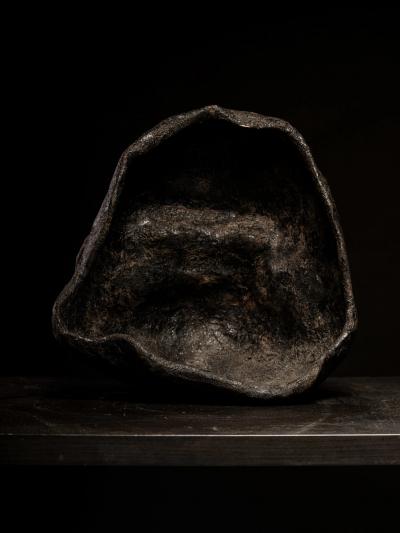 Primal Echo Sculpted Gorilla Head in burned Clay