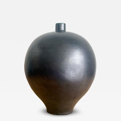 Primavera Atelier du Printemps GUNMETAL PRIMAVERA CERAMIC VASE