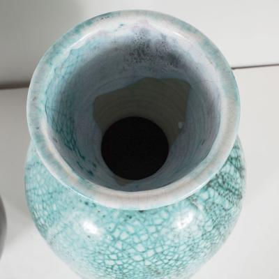 Primavera Atelier du Printemps LARGE BLUE GREEN GOURD SHAPED PRIMAVERA VESSEL