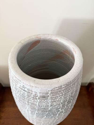 Primavera Atelier du Printemps MONUMENTAL CYLINDRICAL STRIPED PRIMAVERA VASE