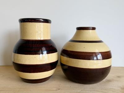 Primavera Atelier du Printemps RARE PAIR OF PAUL JACQUET PRIMAVERA VASES