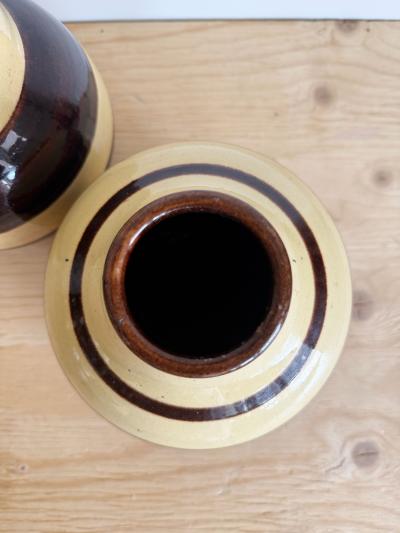 Primavera Atelier du Printemps RARE PAIR OF PAUL JACQUET PRIMAVERA VASES