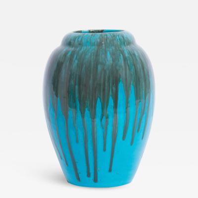 Primavera Atelier du Printemps Turquoise Vase by Primavera