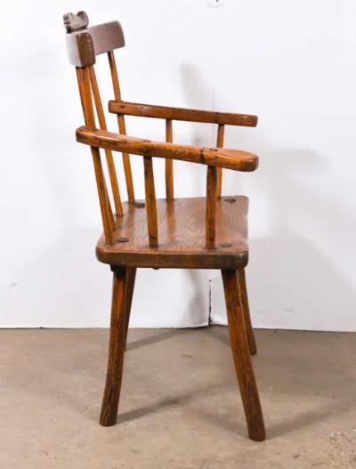 Primitive 18th Century Folk Art Chair