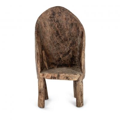 Primitive Dug Out Chair