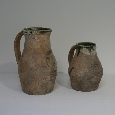 Primitive Earthenware pitchers