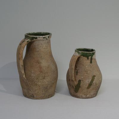 Primitive Earthenware pitchers