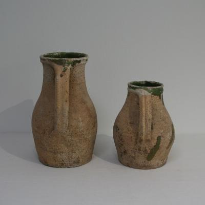 Primitive Earthenware pitchers