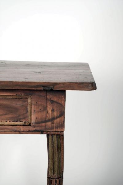 Primitive Folk Art Table from Northern Sweden