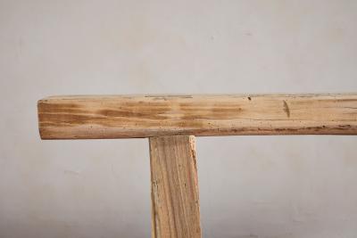 Primitive French Oak Console Table