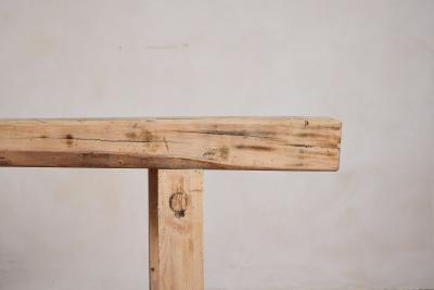 Primitive French Oak Console Table