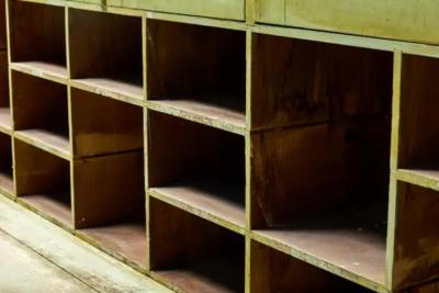Primitive Green Apothecary Cabinet France 19th Century